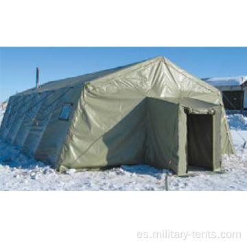 Carpa de comercio exterior militar gris